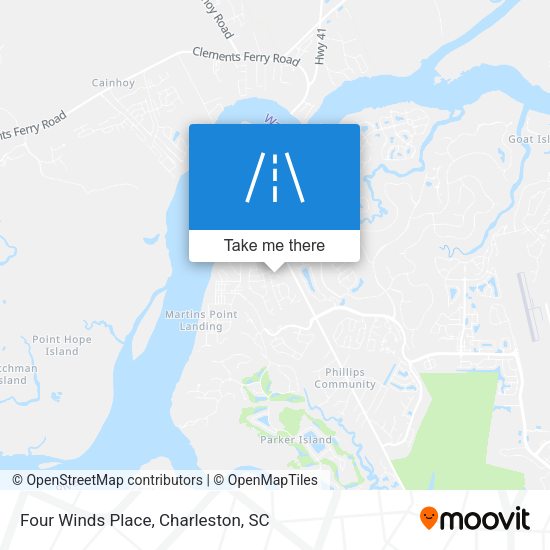 Mapa de Four Winds Place