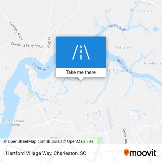 Hartford Village Way map