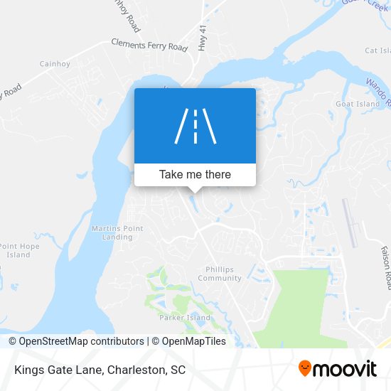 Mapa de Kings Gate Lane