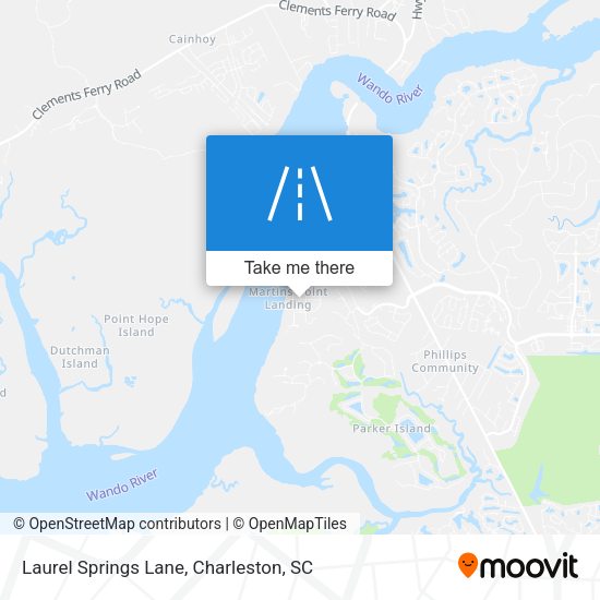 Mapa de Laurel Springs Lane