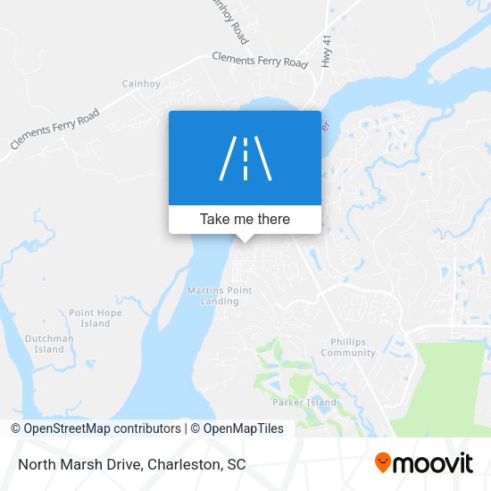 Mapa de North Marsh Drive