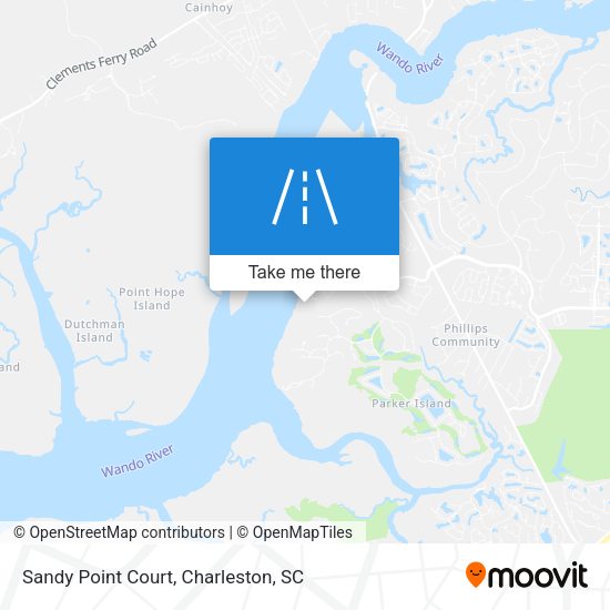 Mapa de Sandy Point Court