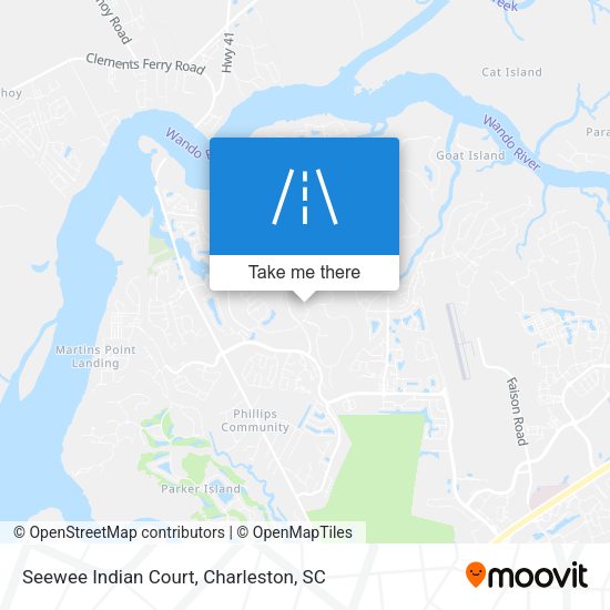 Seewee Indian Court map