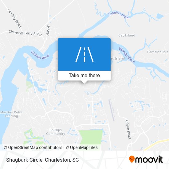 Shagbark Circle map