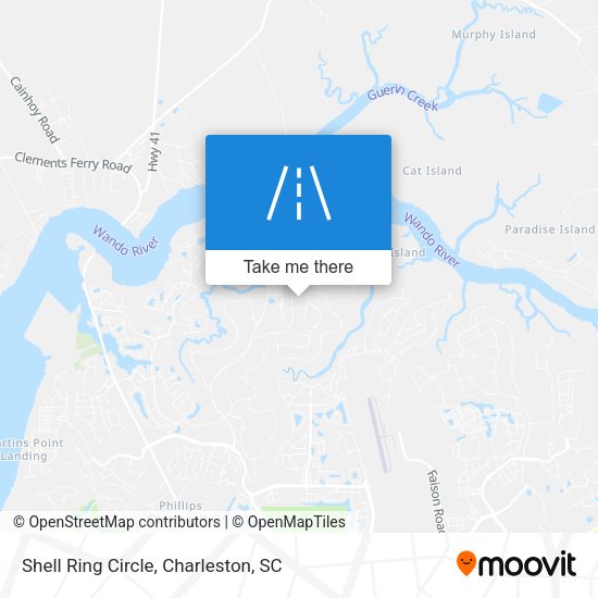 Mapa de Shell Ring Circle