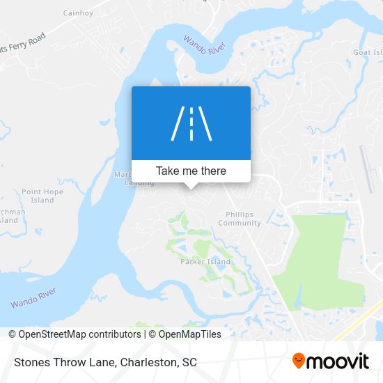 Mapa de Stones Throw Lane