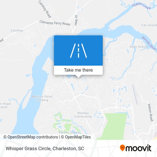 Whisper Grass Circle map