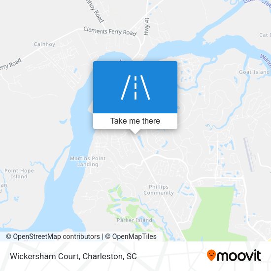 Wickersham Court map