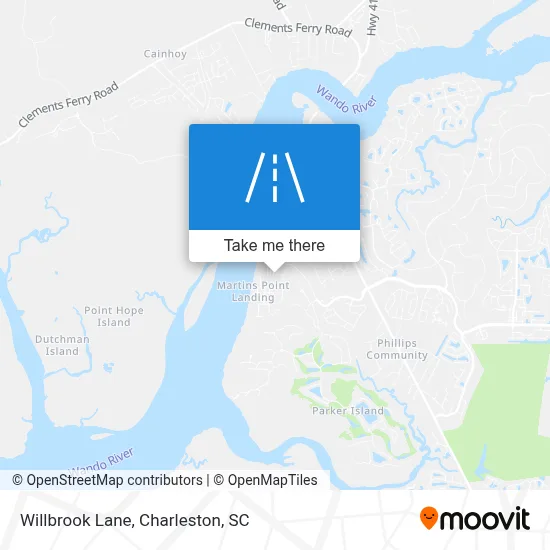 Willbrook Lane map