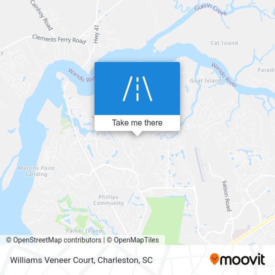 Williams Veneer Court map