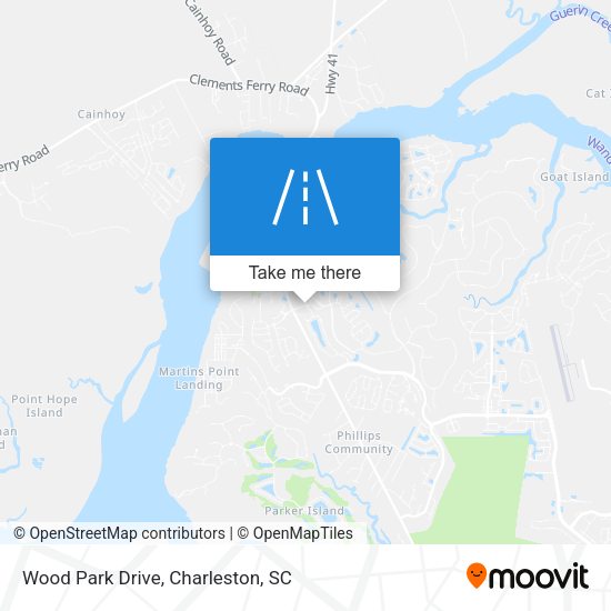 Mapa de Wood Park Drive