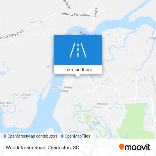 Mapa de Woodstream Road