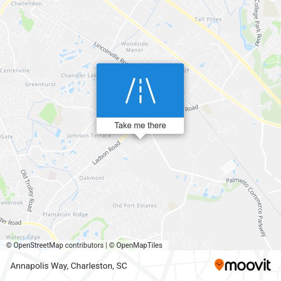 Annapolis Way map