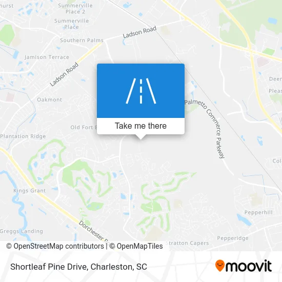 Shortleaf Pine Drive map