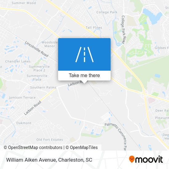 Mapa de William Aiken Avenue