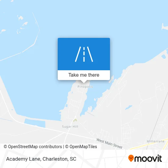 Academy Lane map