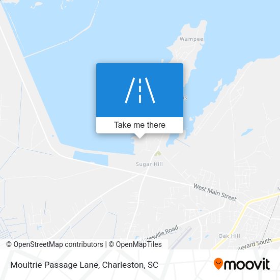 Moultrie Passage Lane map