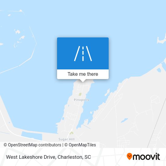 West Lakeshore Drive map