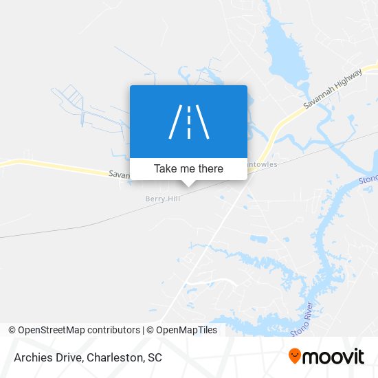 Archies Drive map