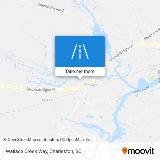 Wallace Creek Way map