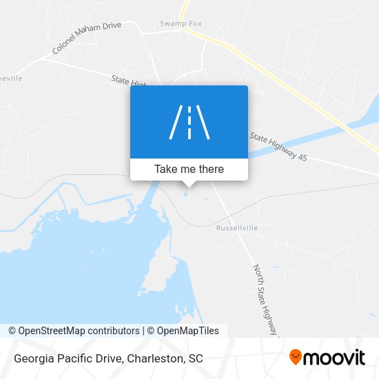Georgia Pacific Drive map