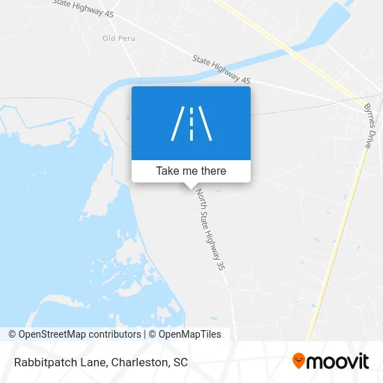 Rabbitpatch Lane map