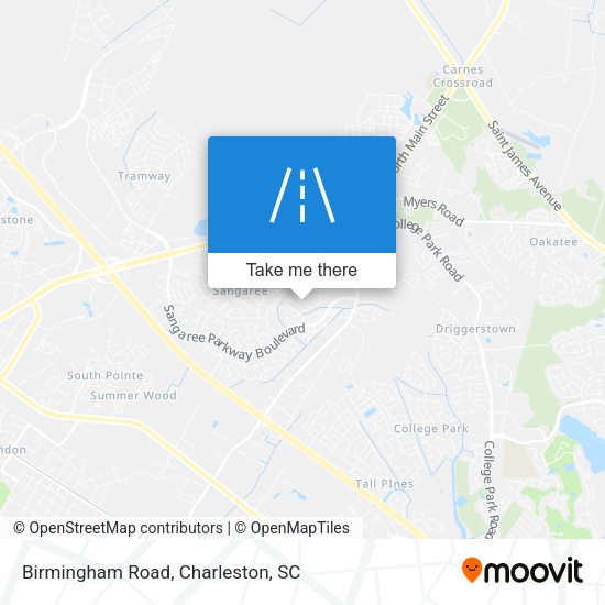 Mapa de Birmingham Road