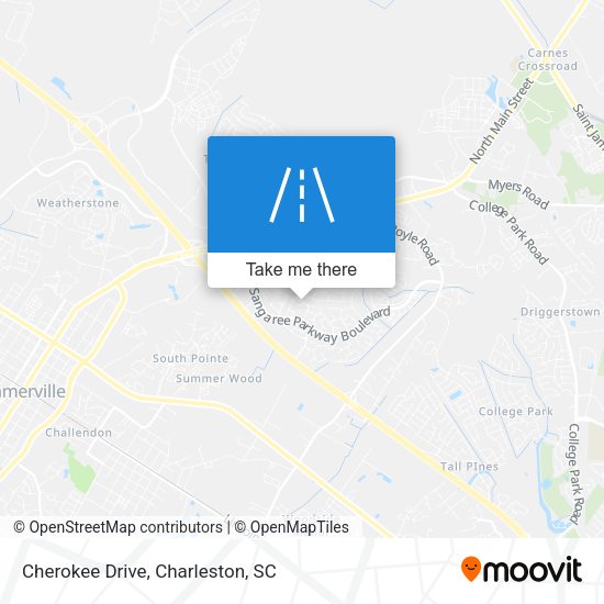 Mapa de Cherokee Drive