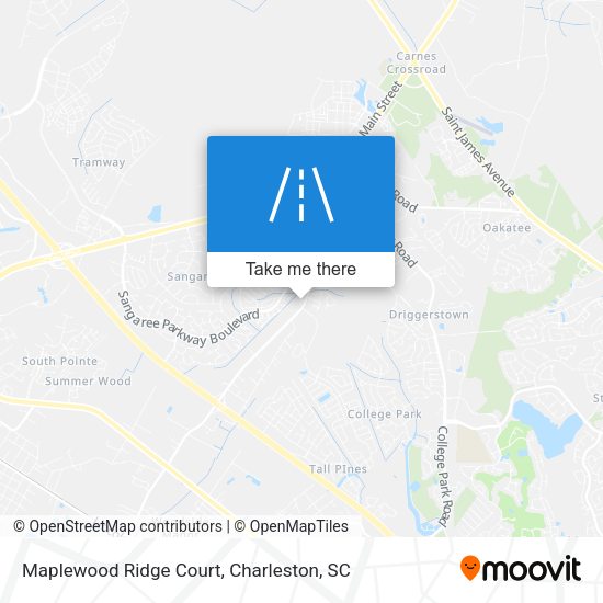 Mapa de Maplewood Ridge Court