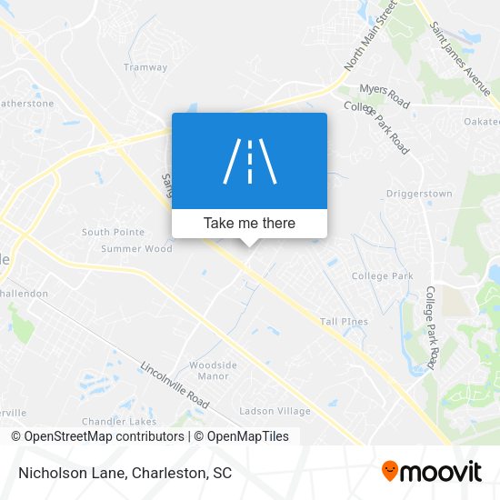 Nicholson Lane map