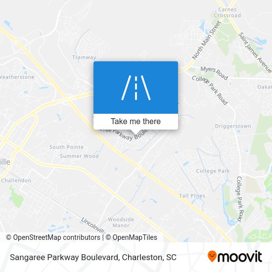 Mapa de Sangaree Parkway Boulevard