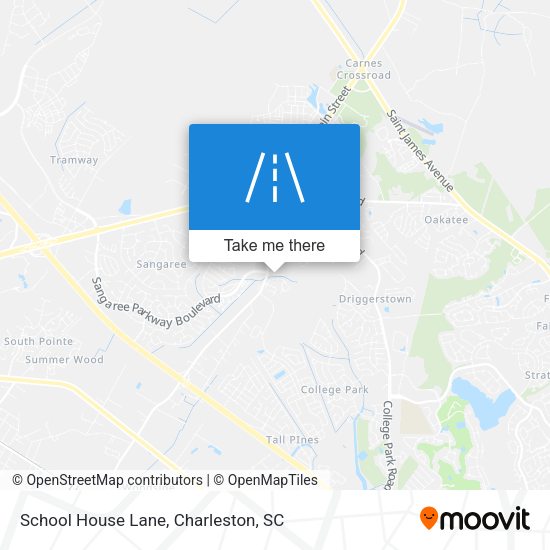 School House Lane map