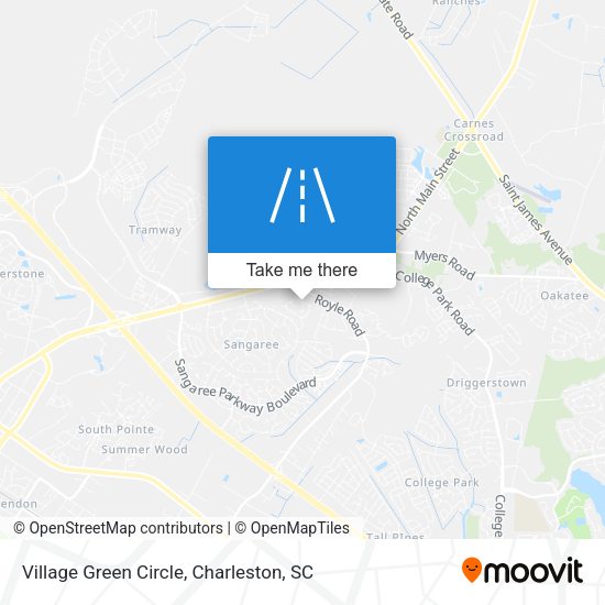 Village Green Circle map