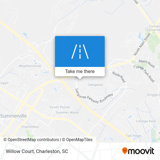 Mapa de Willow Court