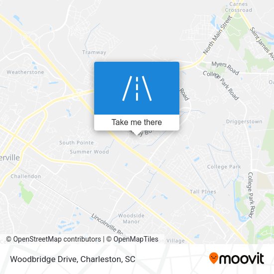Woodbridge Drive map