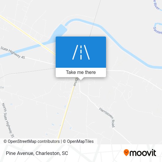 Mapa de Pine Avenue