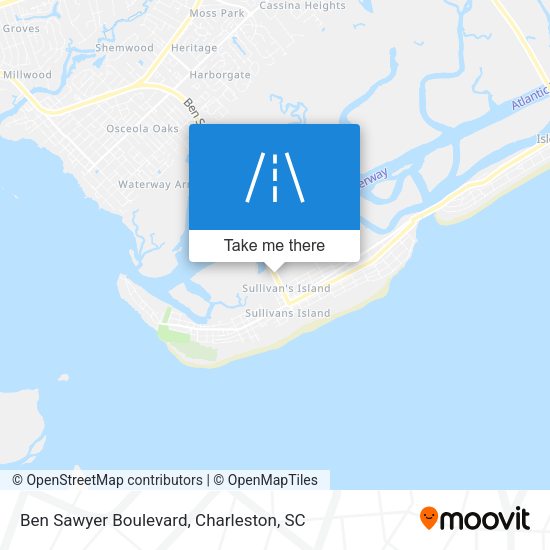 Ben Sawyer Boulevard map