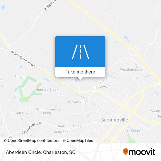 Aberdeen Circle map