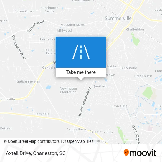 Axtell Drive map