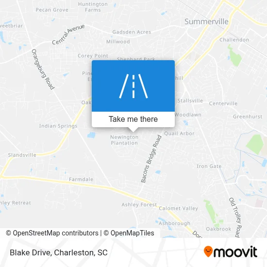 Blake Drive map