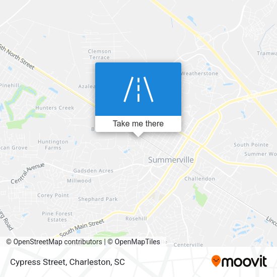 Mapa de Cypress Street