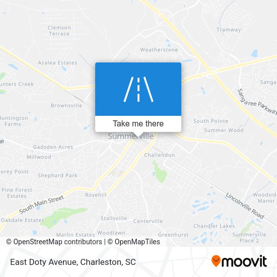 East Doty Avenue map