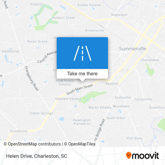 Helen Drive map