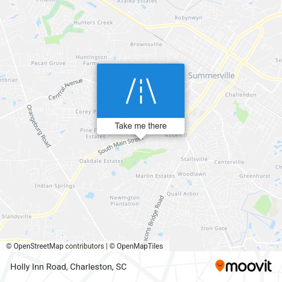 Holly Inn Road map