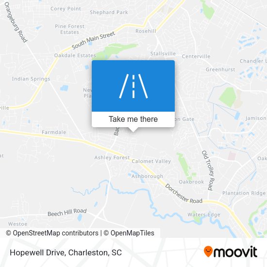 Hopewell Drive map