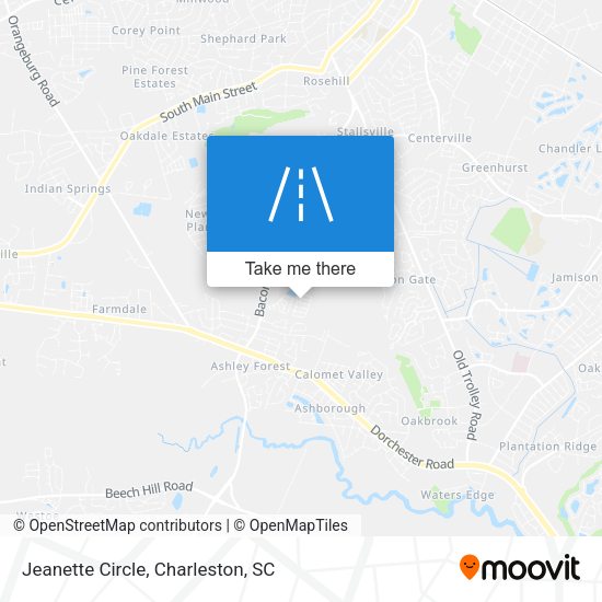 Jeanette Circle map