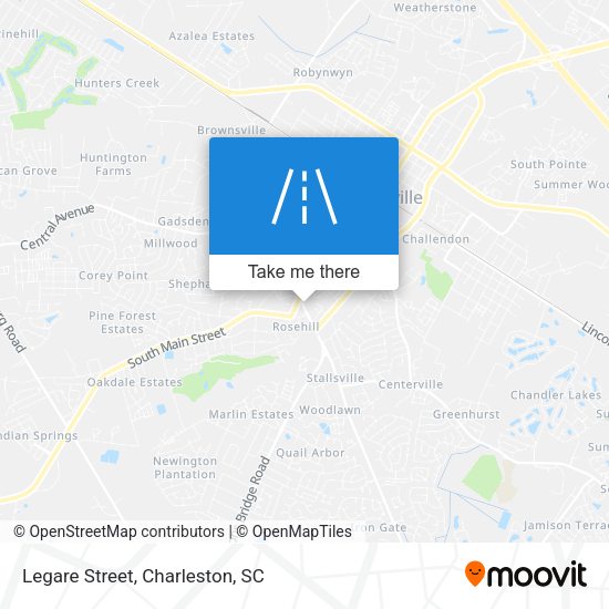 Mapa de Legare Street