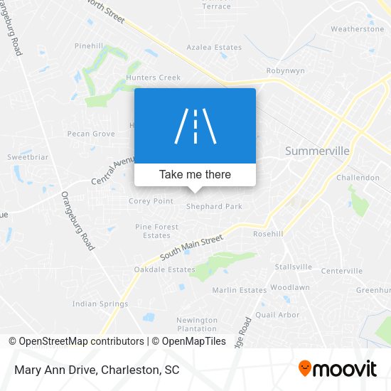 Mapa de Mary Ann Drive