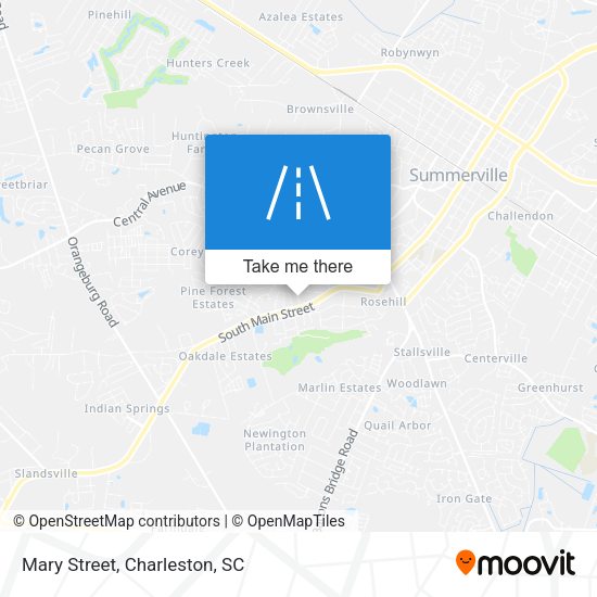 Mapa de Mary Street