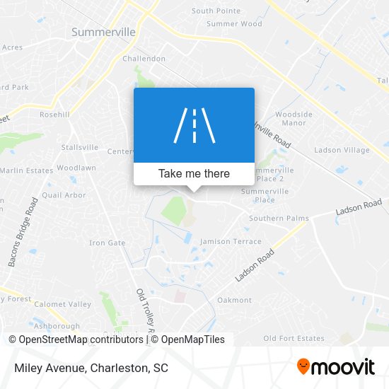 Miley Avenue map